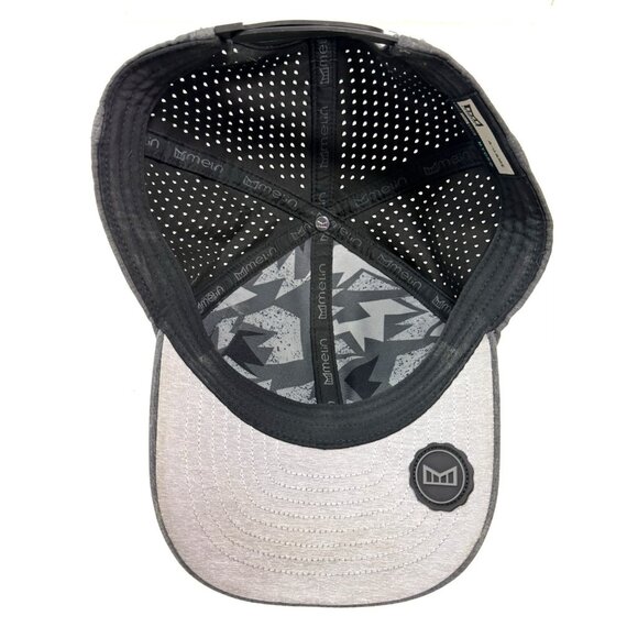 Melin A-Game Hydro Performance Snapback Hat Gray Vented Adjustable OSFA Golf - Picture 5 of 12